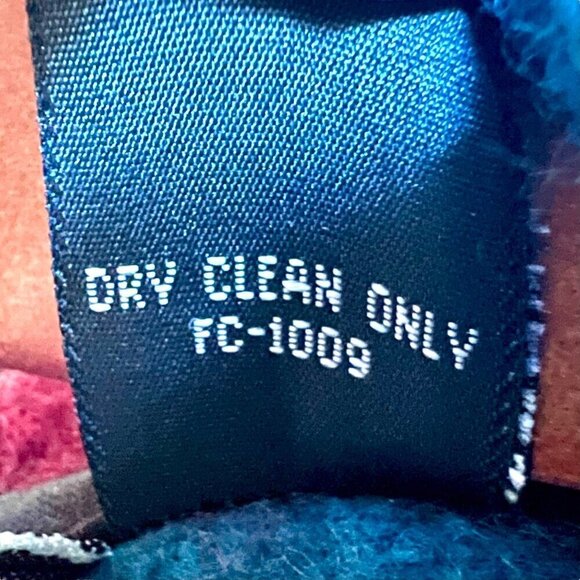 VTG Southwestern Navajo Aztec Wool Blend Jacket Blazer Short Teal Brown Black L - Picture 14 of 14